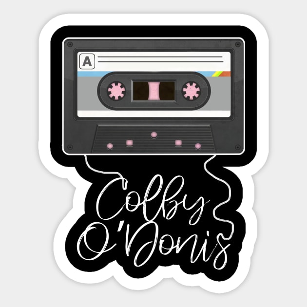 Love Music Colby Proud Name Awesome Cassette Sticker by BoazBerendse insect